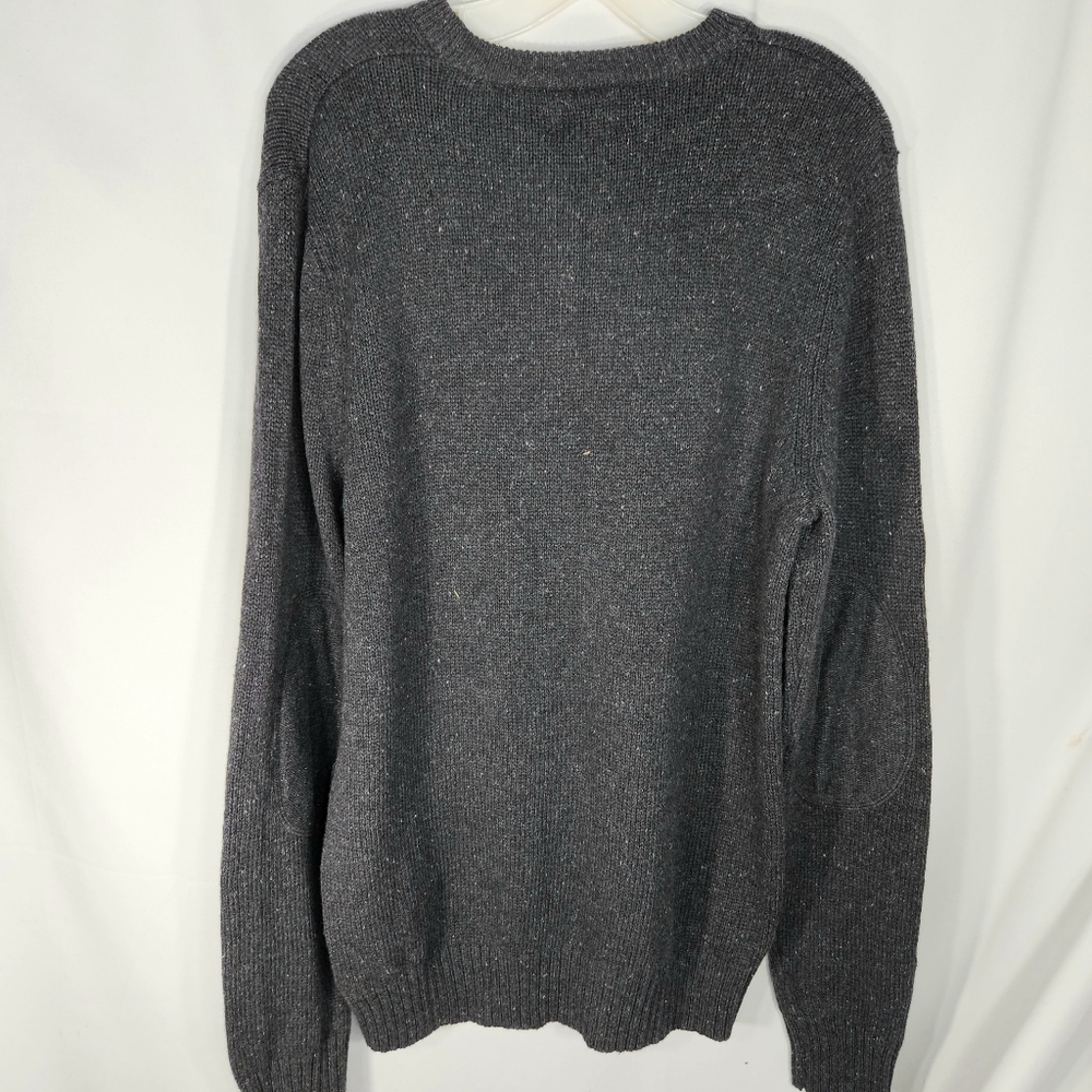 Sonoma NWT Charcoal Color Crew Neck Long Sleeve Sweater Size Large - Picture 5 of 12